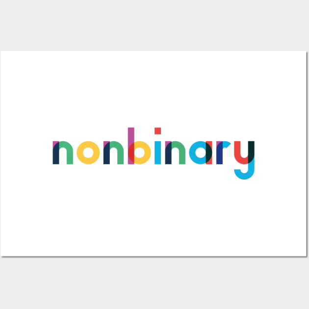 NONBINARY LGBTIQ+ PRIDE COMMUNITY Wall Art by revolutionlove